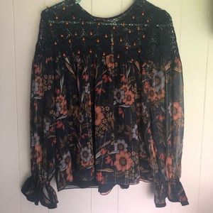 Anthropologie boho blouse